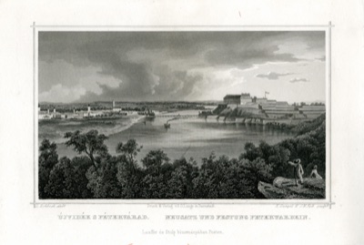 Novi Sad and Petrovaradin Fortress, a Mid-19th-Century Engraving, 1688–1918