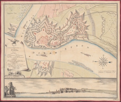 The engineer's plan of the fortress, Petrovaradin Fortress, 1760
