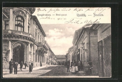 Bread street (Лебарски сокак), Lebarski sokak, Novi Sad, 1904