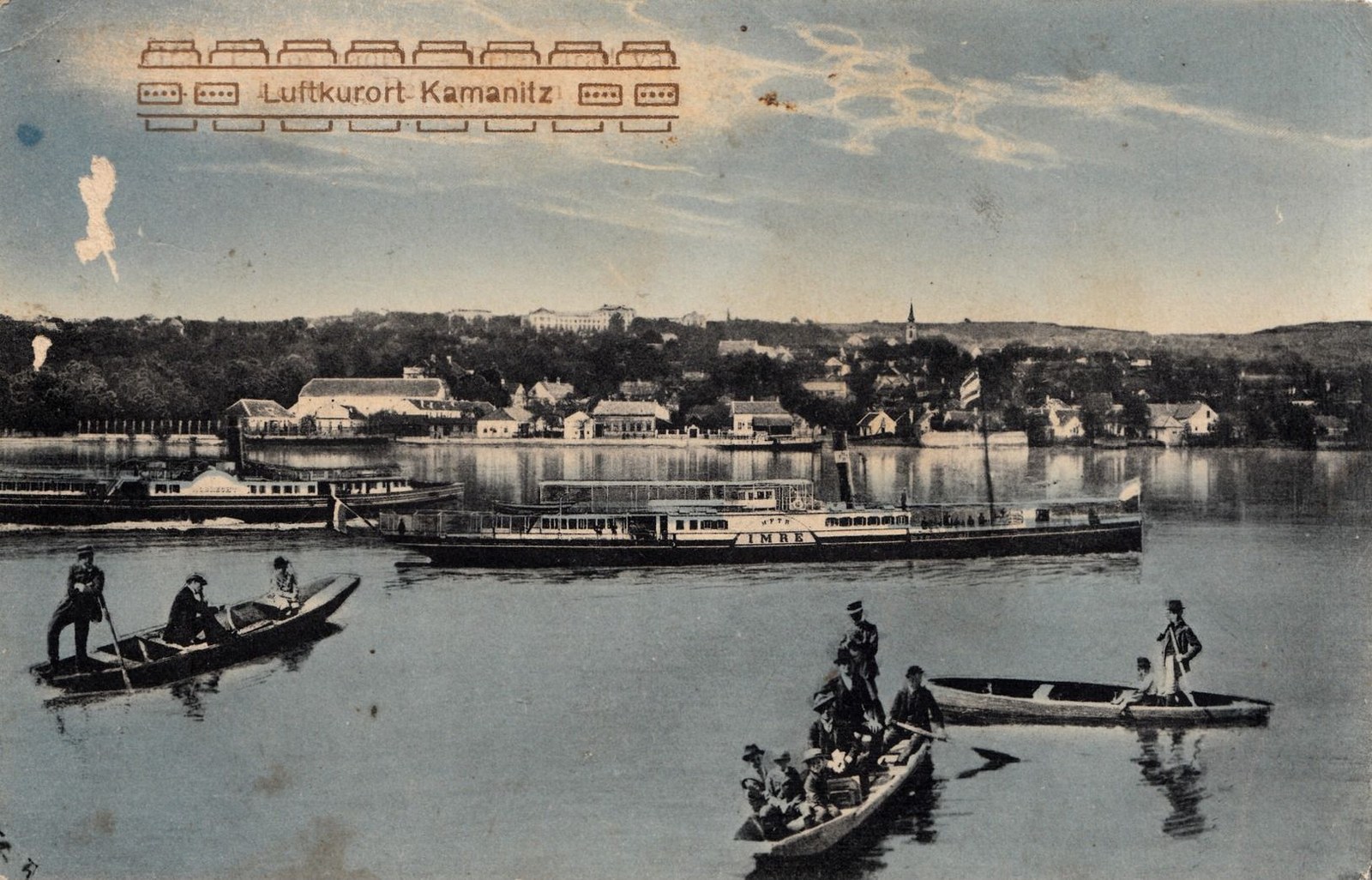 Boats off Kamenica, Sremska Kamenica, 1900–1918