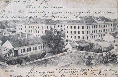 The military barracks, Novi Sad, 1900s