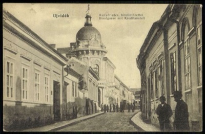 Bread Street and the Domed Bank on the Corner, Lebarski Sokak, Novi Sad, 1896–1918