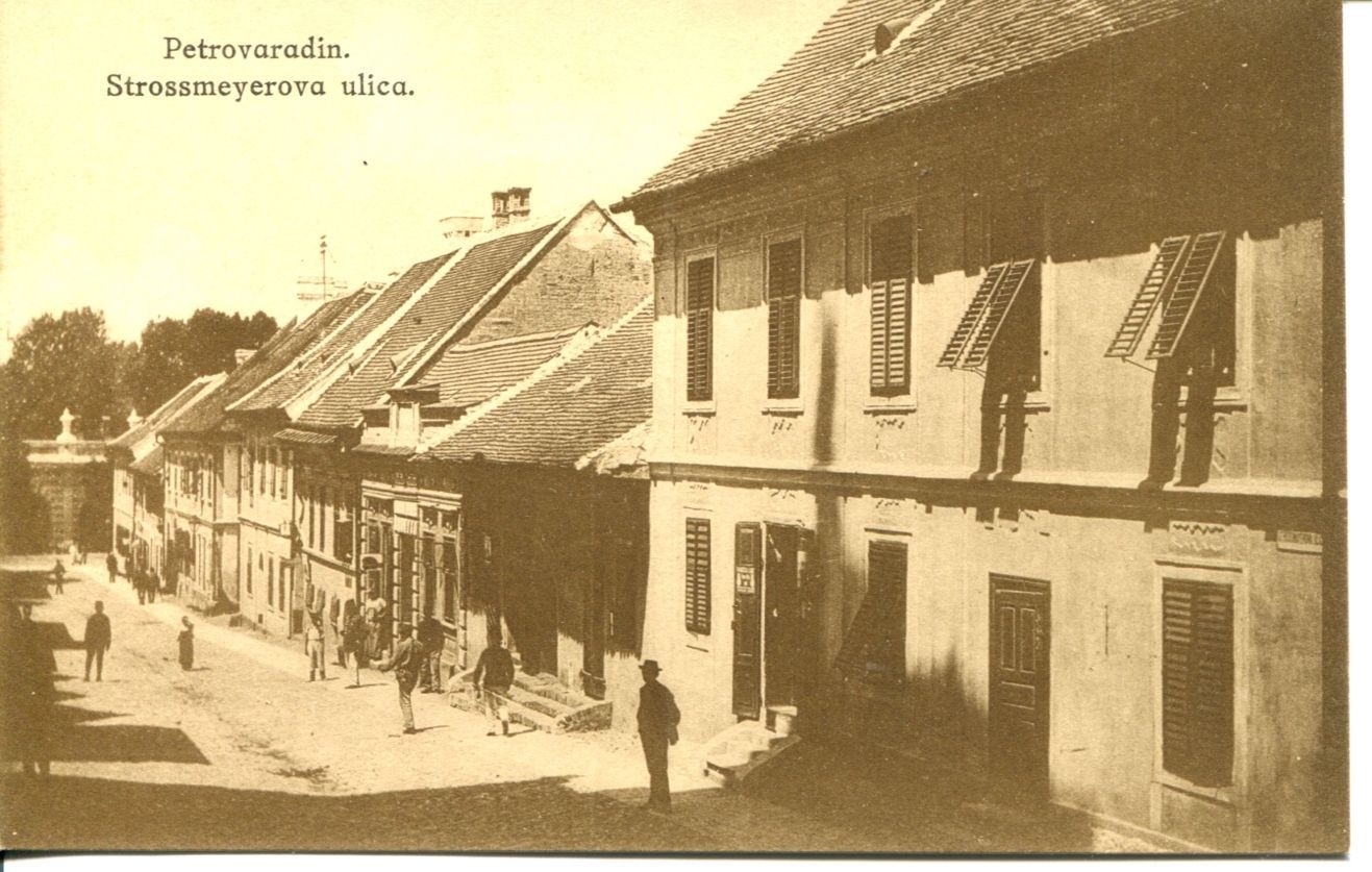 Low houses with their shutters, Strossmayer Street, Novi Sad, 1934