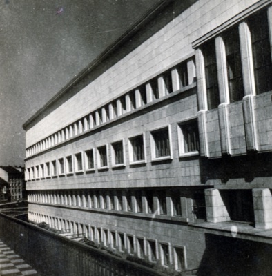 The Rear Front of the Banovina Palace, Novi Sad, 1941–1944