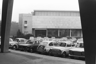 Cars Outside the Pavle Beljanski Memorial Collection, Novi Sad, 1973, Gallery Square