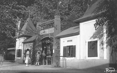 Strand main entrance, Štrand City Beach, Novi Sad, 1930s