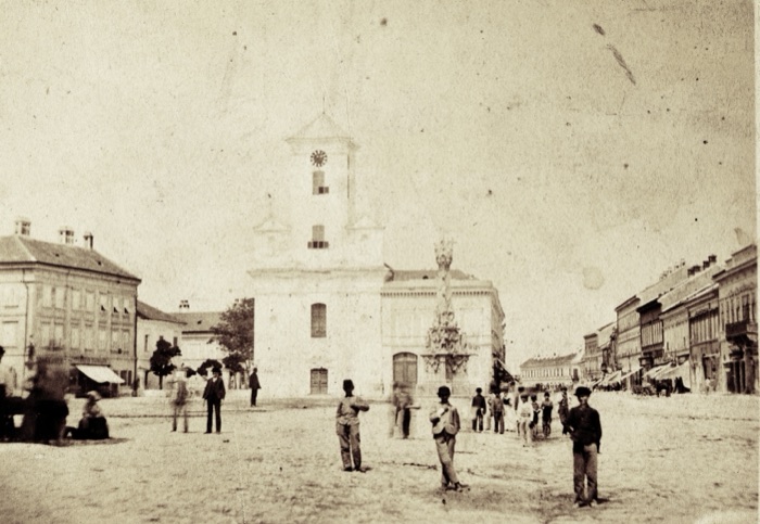 Liberty Square and Its Demolished Church, Before 1892, Old Parish Church, Novi Sad