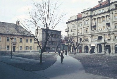 The Catholic courtyard, Catholic Churchyard, Novi Sad, 1964