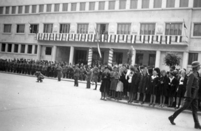 A Ceremonial Reception at the Banovina Palace, Novi Sad, 1941