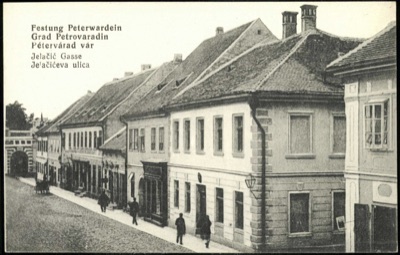 Jelačić Street, Petrovaradin, at the Corner Building, Novi Sad, 1896–1918