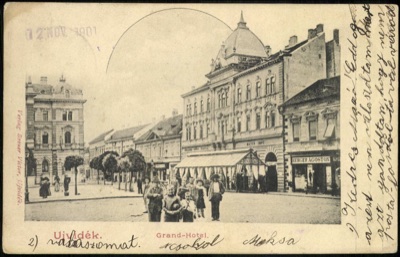The Grand Hotel on Main Street, Grand Hotel Mayer, Novi Sad, 1901
