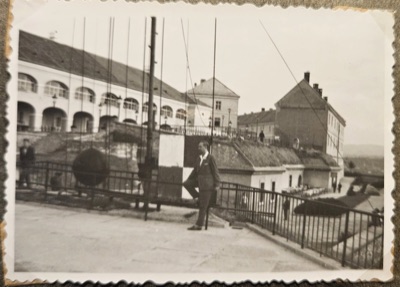 A man on the fortress terrace, Petrovaradin Fortress, 1930-1949