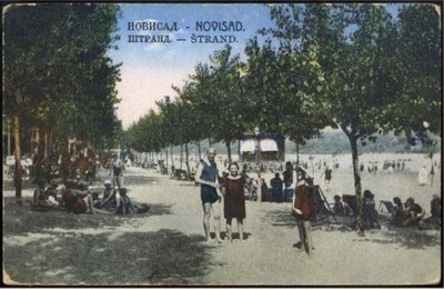 the Famous Štrand, Štrand City Beach, Novi Sad, 1919–1941