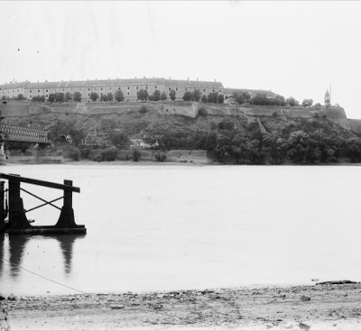 The Railway Bridge and Petrovaradin Fortress, Intact, 1904