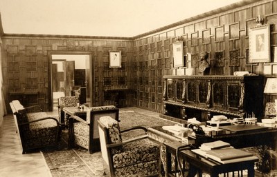 The Banovina interior by Károly Wissinger, Banovina Palace, Novi Sad, 1940