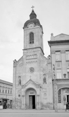 The Armenian Church Before Demolition, Novi Sad, 1963