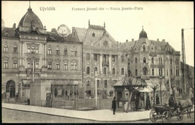 The Grand Hotel Mayer in winter, Novi Sad, 1896–1918