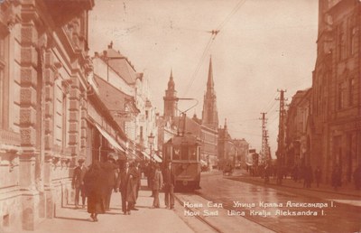 King Alexander I street, Novi Sad, 1921–1941