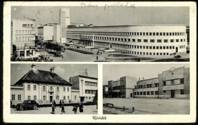 The Ban's Palace, and two unidentified buildings, Banovina Palace, Novi Sad, 1941–1945