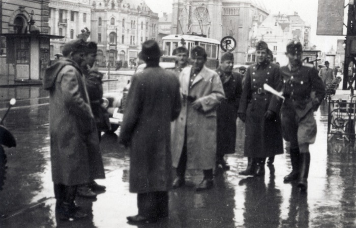 Gathering in Liberty Square, Novi Sad, 1942