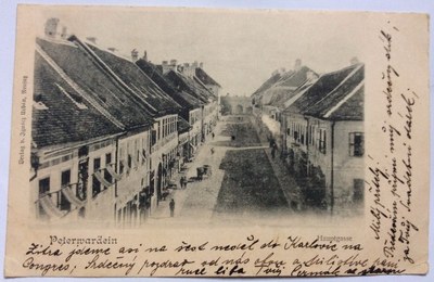 The Main street, Petrovaradin, Novi Sad, 1902