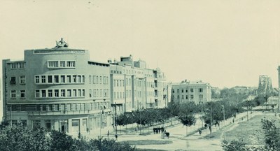 Modernist blocks on the boulevard, Novi Sad, 1935–1950