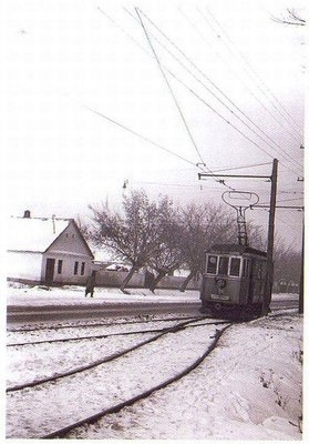 Winter idyll, Novi Sad, 1950s