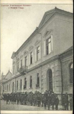 The Serbian Teachers College, Novi Sad, The Serbian Teachers' Hostel, 1919–1941