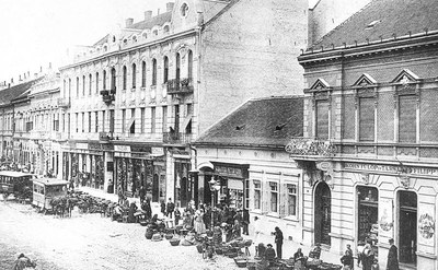 Street Market, Novi Sad, 1890s