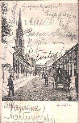 Andrassy Street, Njegoševa Street, Novi Sad, 1916