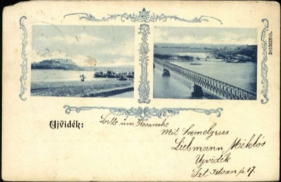 Two Views: Petrovaradin Fortress and a Lace-Railed Bridge, 1899