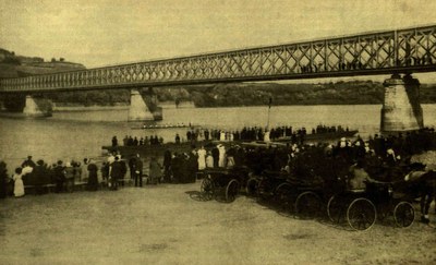 Regatta competition on Danube, Novi Sad, 1913
