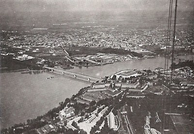 Over the river and the fortress, Novi Sad, 1920