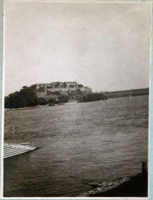 Petrovaradin Fortress Above the Landing Stage, Novi Sad, 1917
