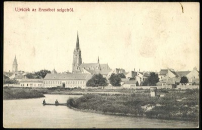 Novi Sad Seen from Elizabeth Island, a Rowboat Adrift, 1896–1918