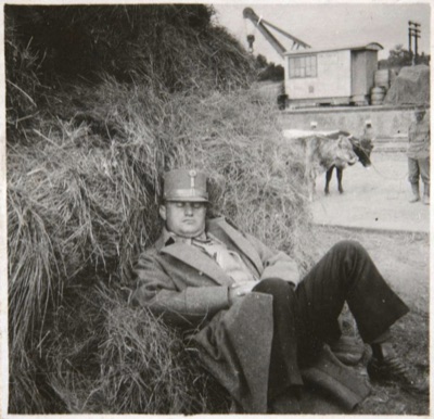 A Soldier Sleeps Off a Night Out Before Entraining, Petrovaradin, 1917, Novi Sad
