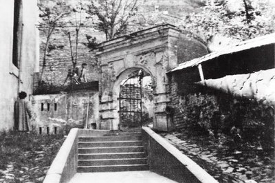 Fortress gate from Strossmayer Street, Novi Sad, 1950s