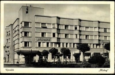 The Habag building, ground floor shops, Habag Palace, Novi Sad, 1919–1941