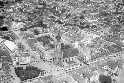 Over the roofs of the old centre, Novi Sad, 1920