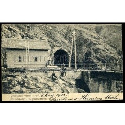 Tunnel at Petrovaradin, Novi Sad, 9 August 1905