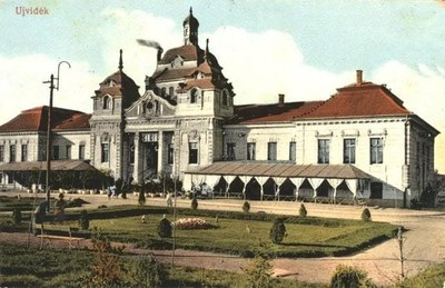 Awnings over the garden terrace, Iodine Spa, Novi Sad, 1900–1918