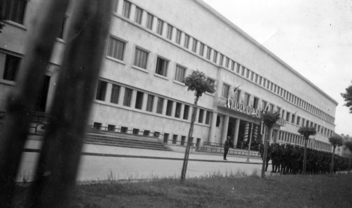 Soldiers Assembled Before the Banovina Palace, Novi Sad, 1941