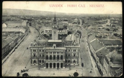 The Town Hall's Boulevard, a Domed Building Alongside, Novi Sad, 1896–1918