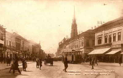 King Peter I street, Novi Sad, 1919–1941