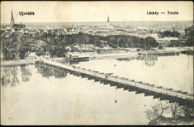The Novi Sad Skyline Beyond the Pontoon Bridge and Its Boathouses, 1896–1918