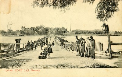 Pontoon bridge, Novi Sad, 1900s
