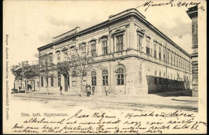 The Roman Catholic Grammar School, Old Hungarian Grammar School, Novi Sad, by December 1901