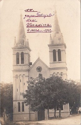 Our Lady of Tekije, dated by hand in October 1932, Church of Our Lady of the Snows, Petrovaradin