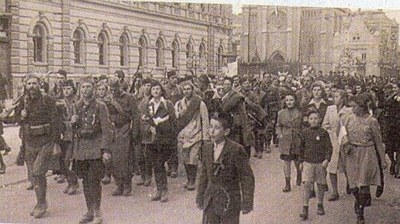 The liberation of the city, Novi Sad, 23 October 1944