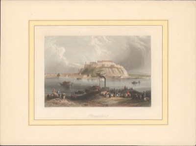 Peterwardein, by W. H. Bartlett and J. C. Armytage, hand-coloured, Danube Quay, Novi Sad, 1839–1918